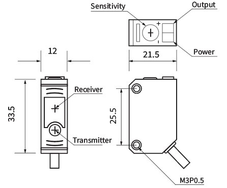 DIMENSION LS3 SERIES LASER SENSOR