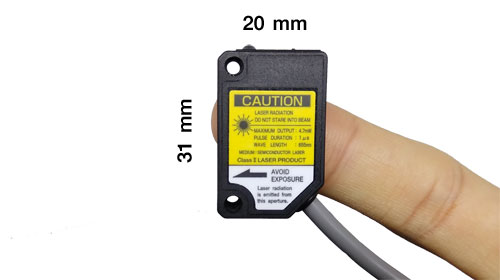 LASER SENSOR LS BACKGROUND SUPPRESSION SMALL SIZE