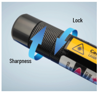 LB LASER LINE SHARPNESS ADJUSTMENT