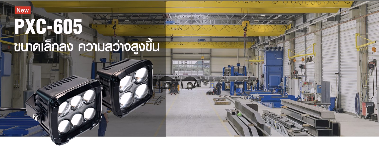 LED warning light for crane px605 high power beam