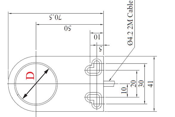 RING SENSOR SIA05 N DIMENSION