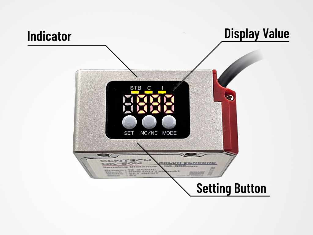 easy operation contrast color sensor CK series