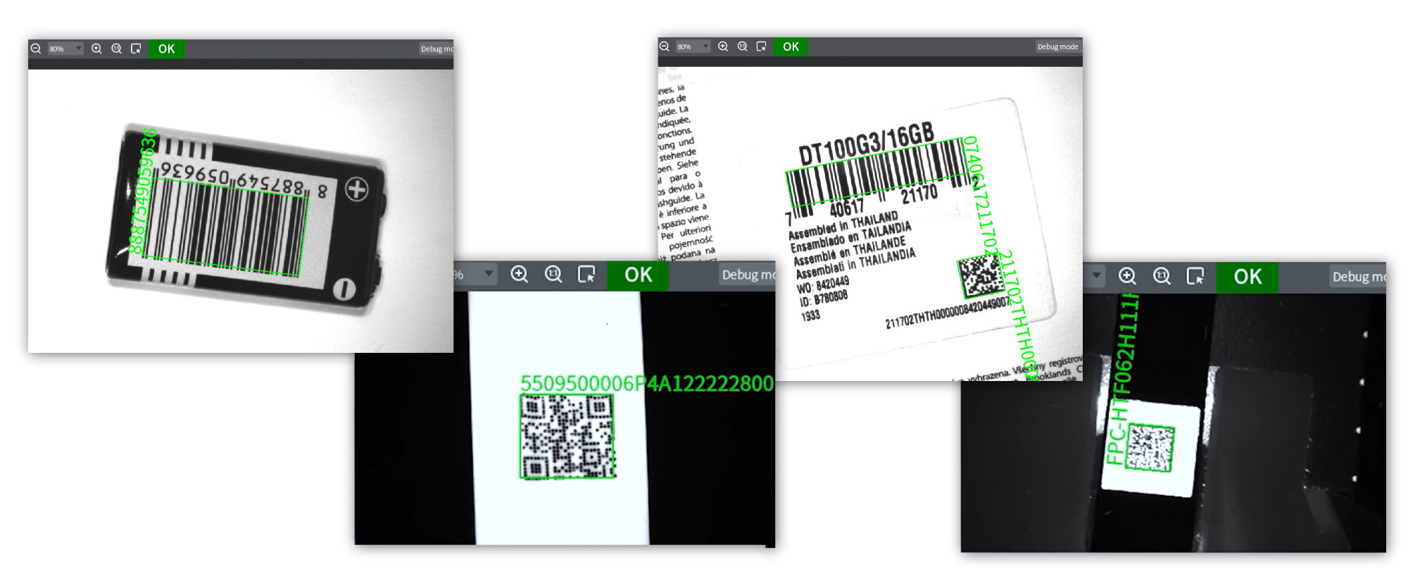 fixed mount bardcode rcd application transparent