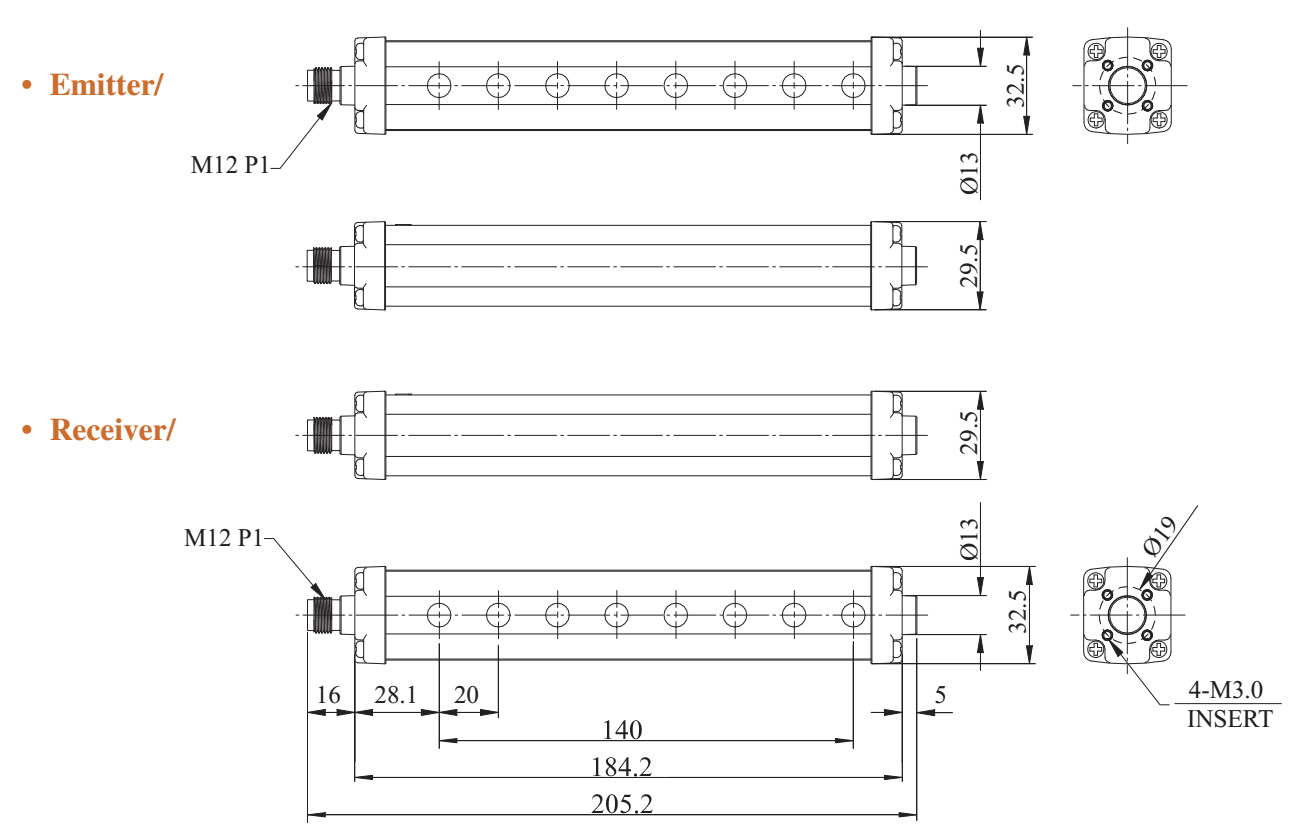 asp 2008 k1 riko area sensor dimension