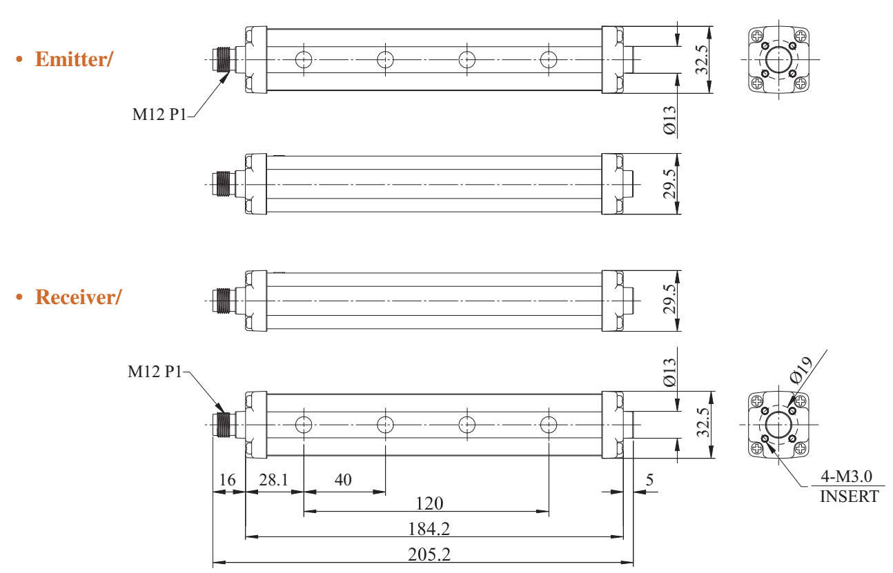 asp 4004 k1 riko area sensor dimension