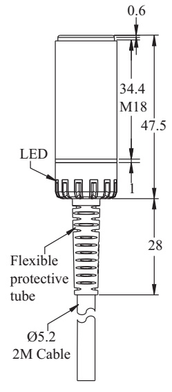 psc1805 np riko proximity sensor dimension