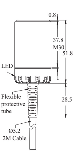 psc3010 np riko proximity sensor dimension