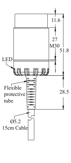 psc3018 np riko proximity sensor dimension