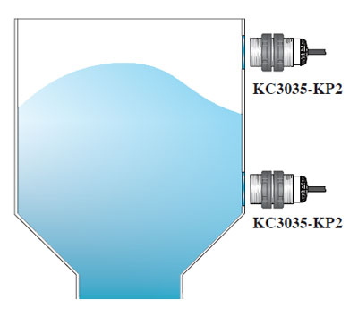 detect rice plastic level in tank