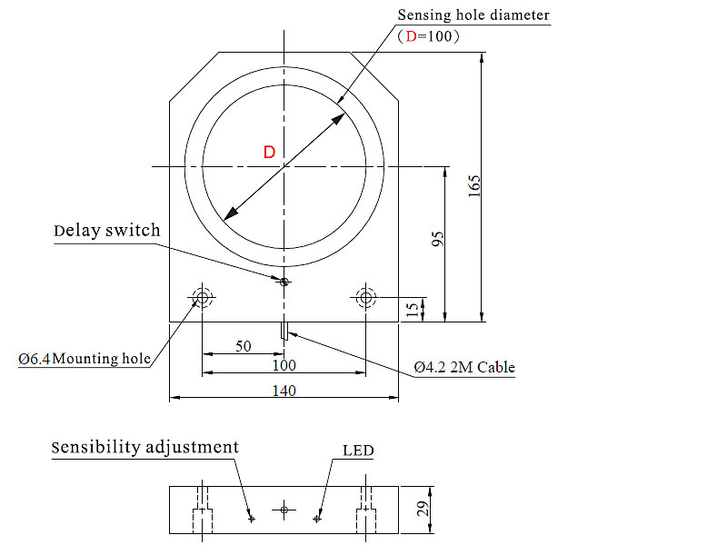 sia100 riko proximity sensor