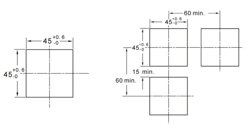 timer tmc5x panel cut